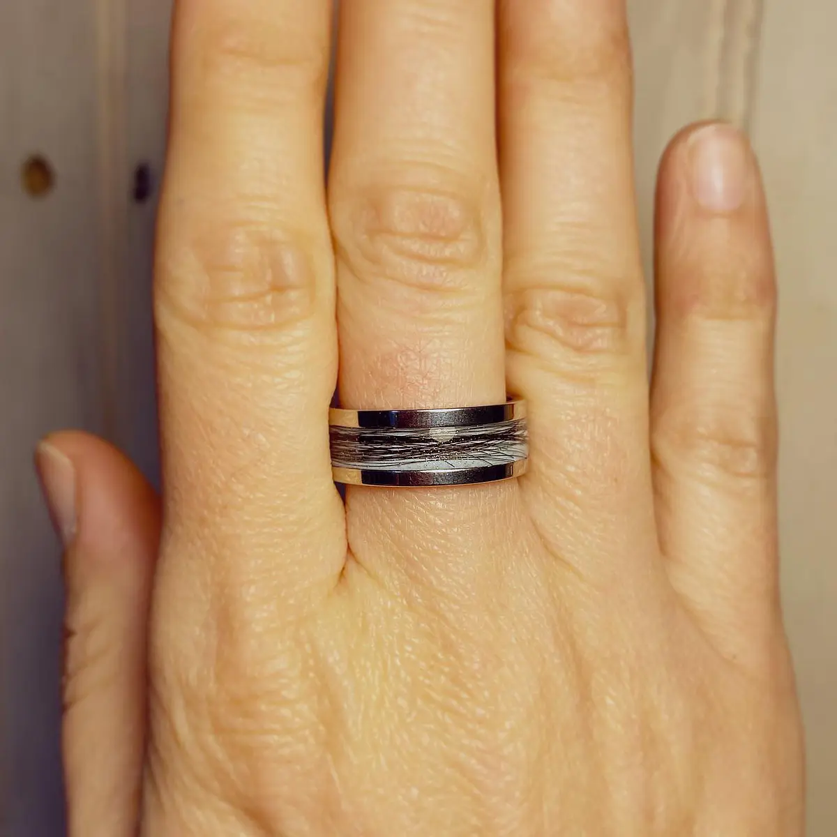 Anillo acero