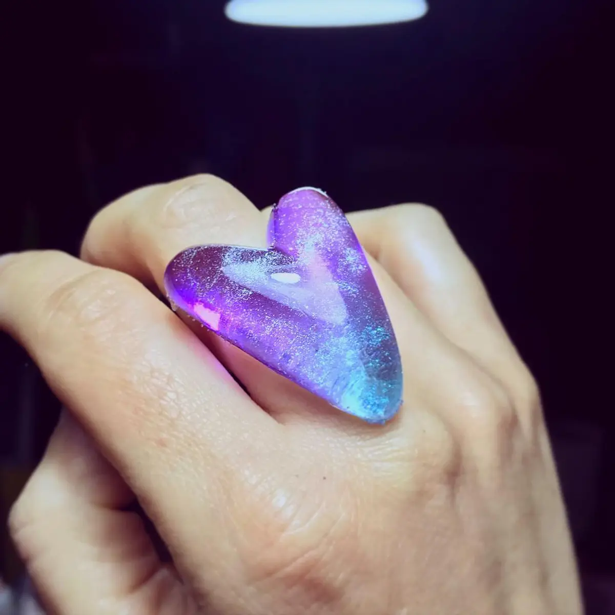 Anillo Corazón bicolor