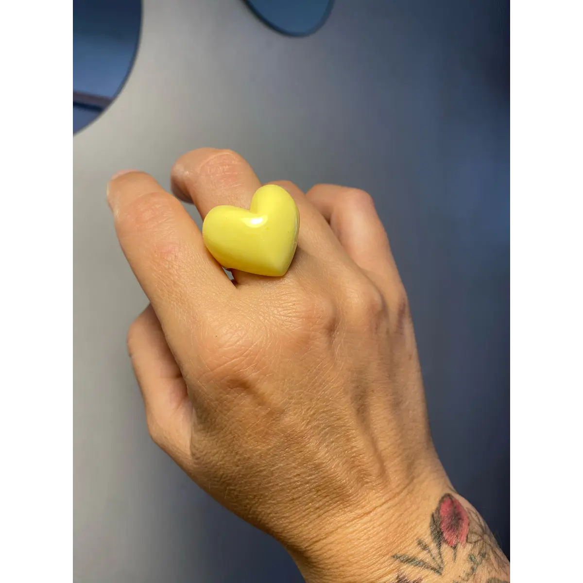 Anillo corazón gordito