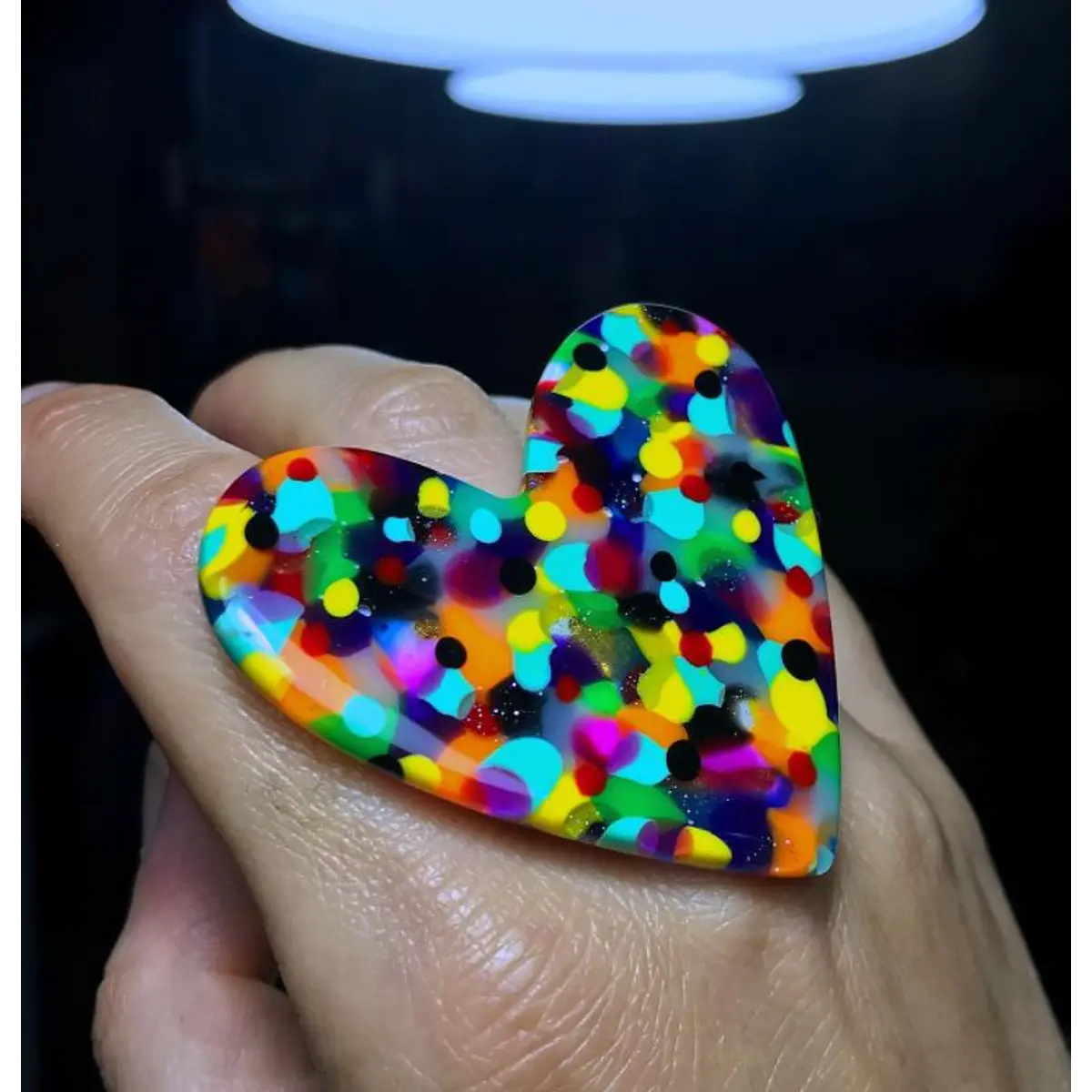 Anillo corazón XL fullcolor