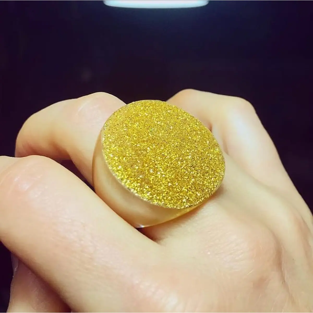 Anillo Dano Escarchado relieve