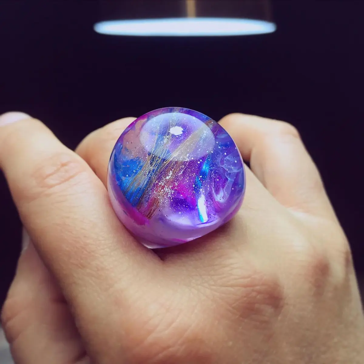 Anillo Kerato vía láctea tesoro