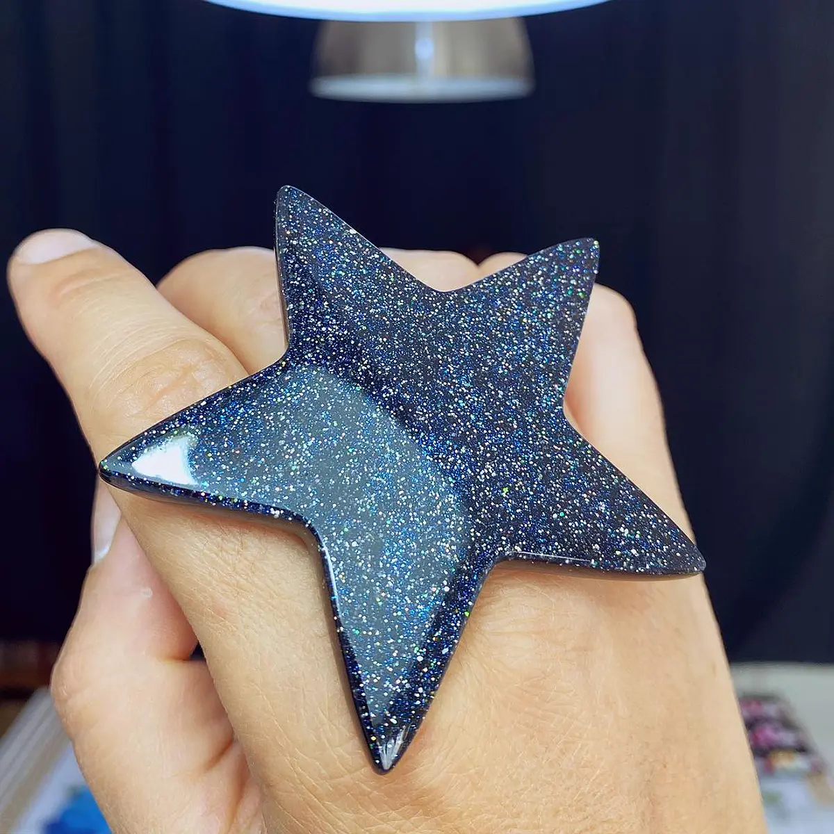 Anillo estrella plana XL