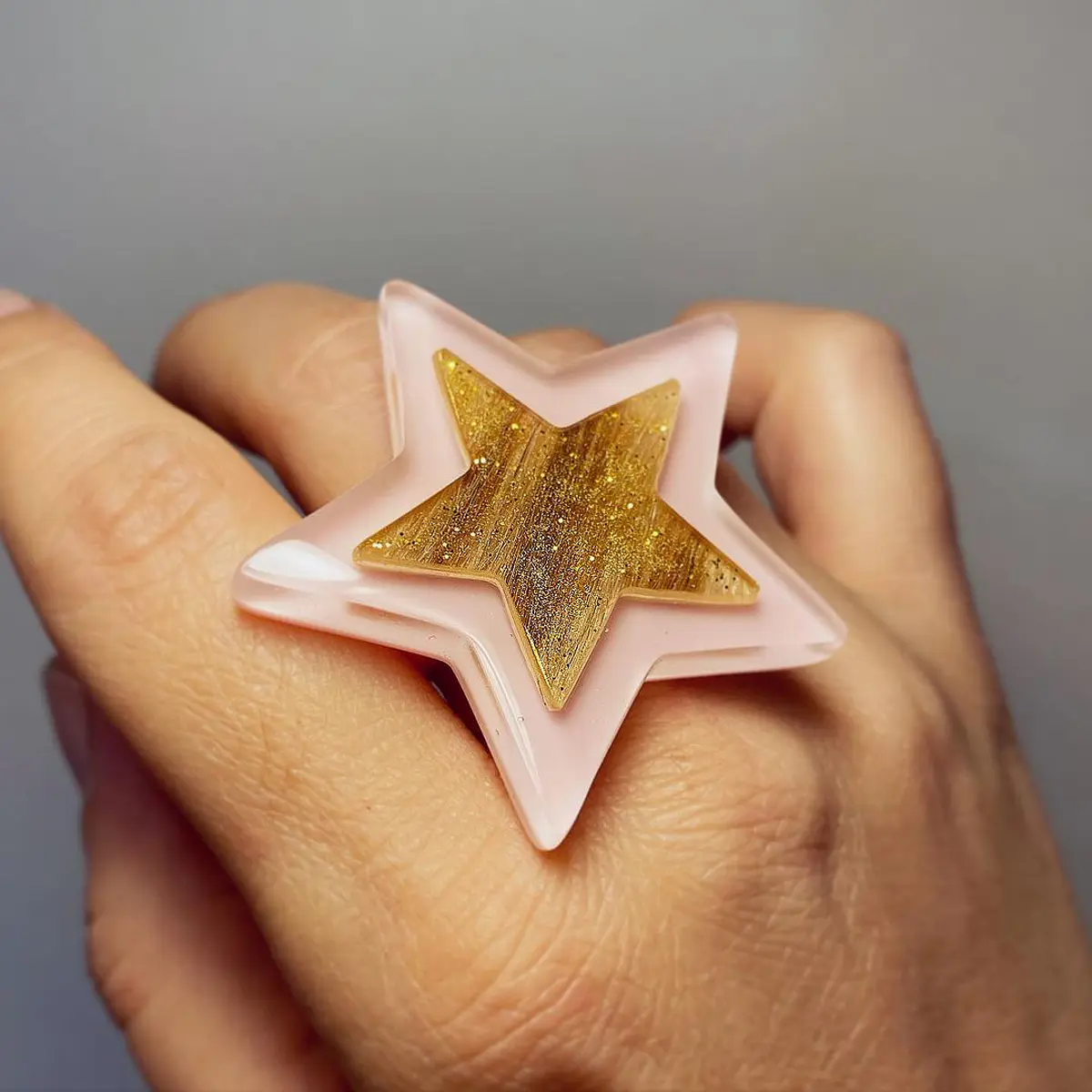 Anillo estrella Tesoro Centro
