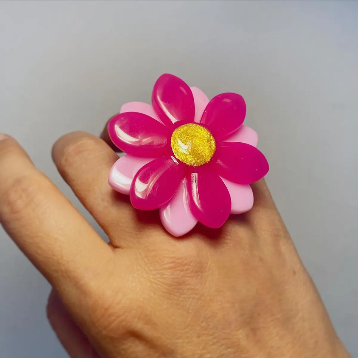 Anillo Flor doble