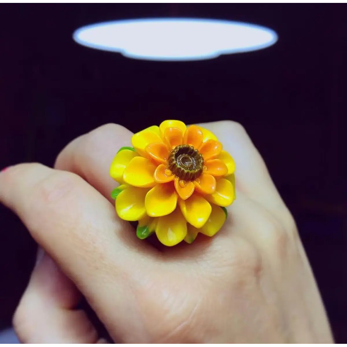 Molde Anillo Girasol