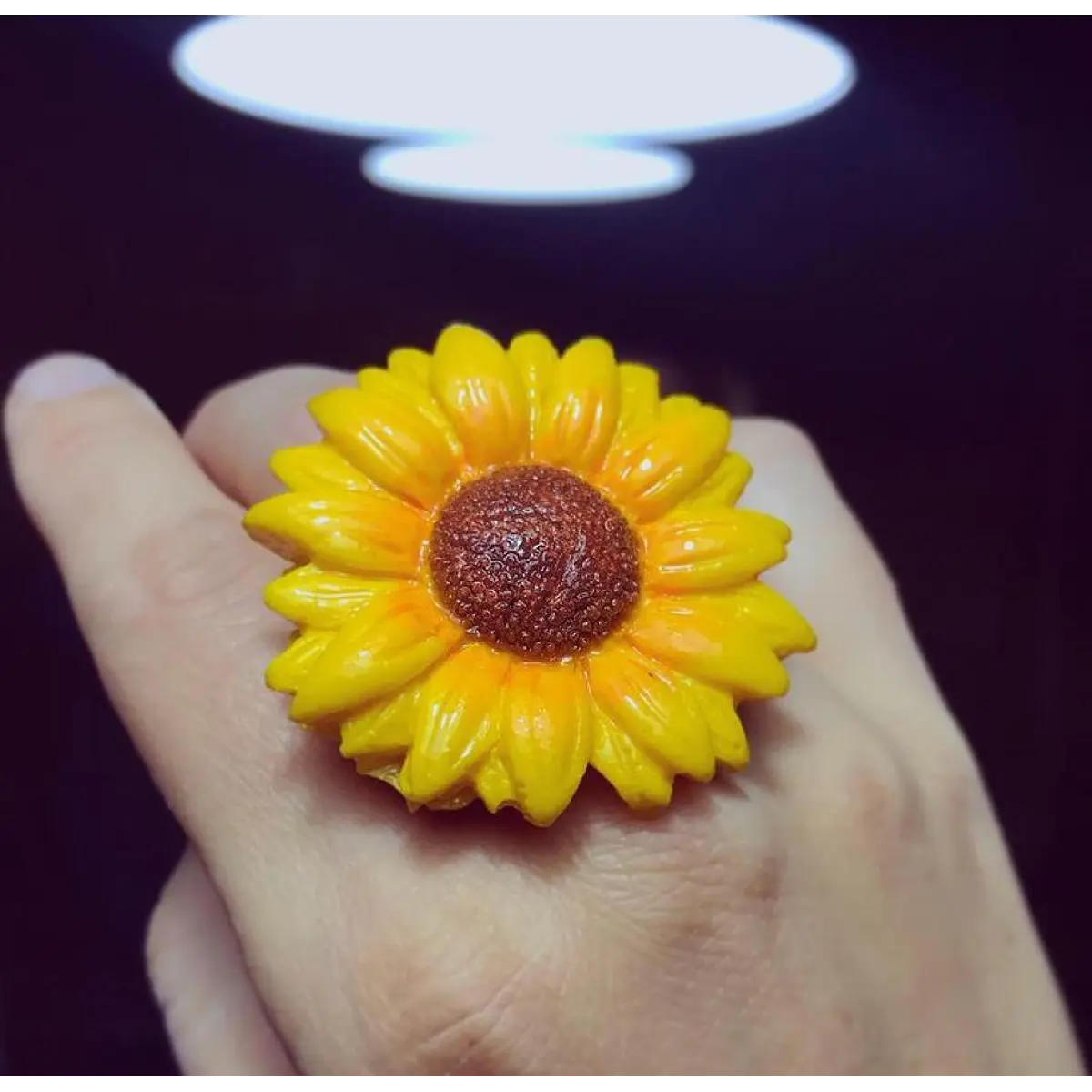 Molde Anillo girasol