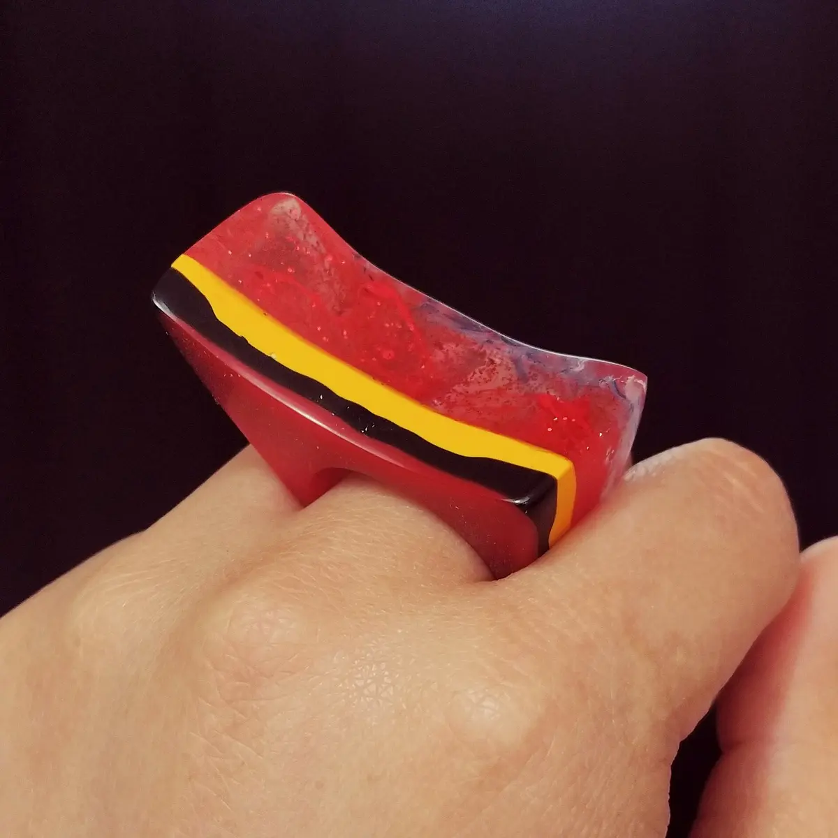 Anillo Kalo colores cálidos STOCK