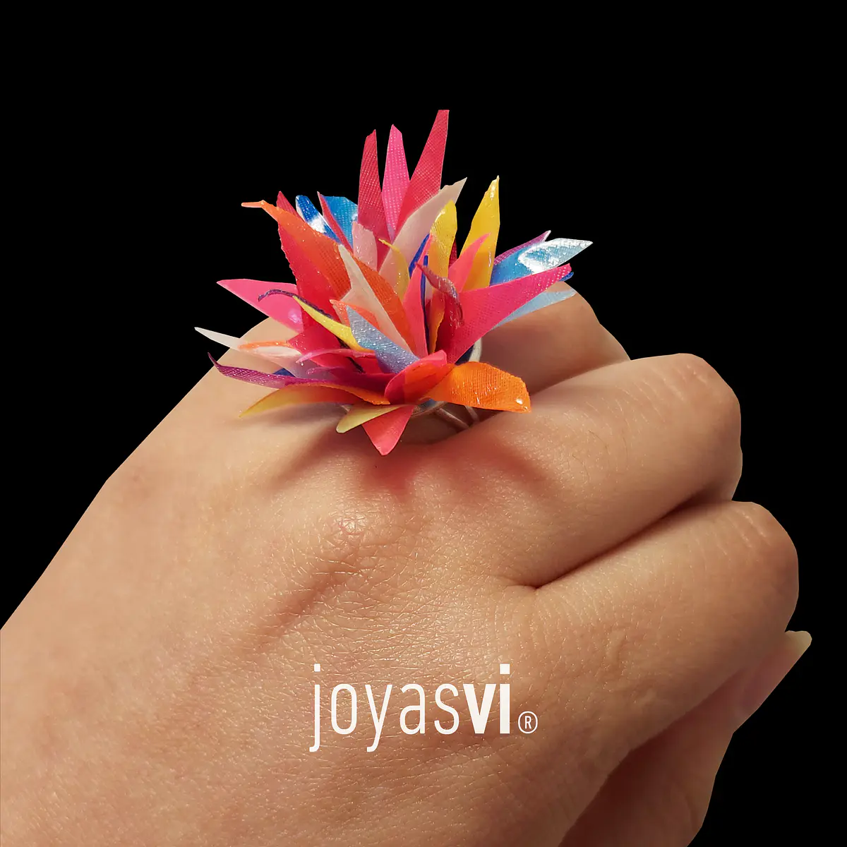 Anillo orgánico puntas color STOCK
