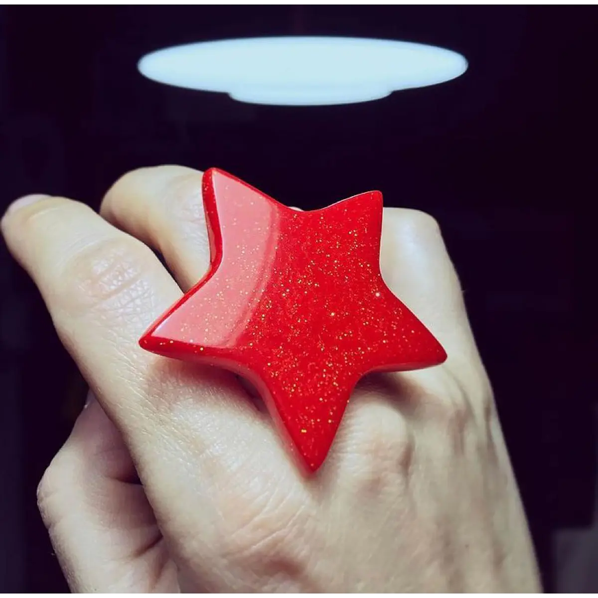 Molde Anillo Estrella Plano