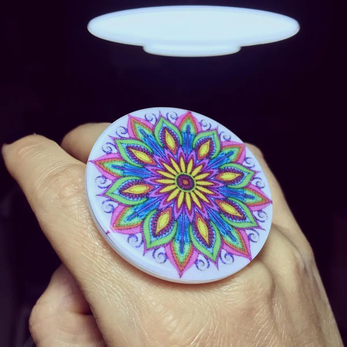 Anillo Tato Mandala tonos base clara STOCK