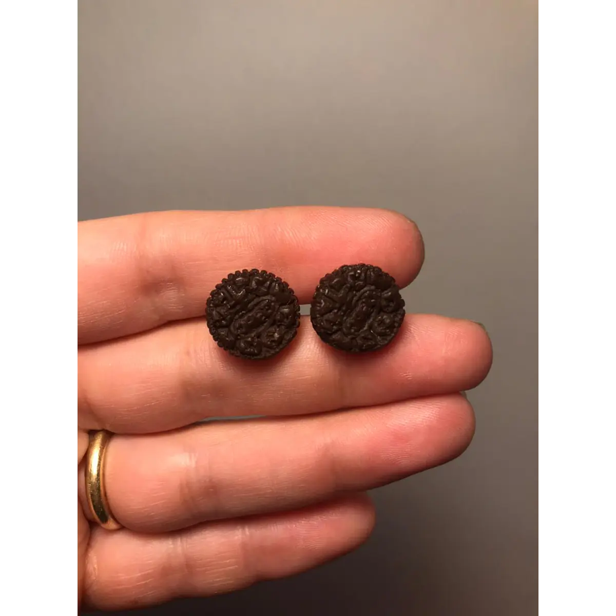 Mini aritos oreo STOCK