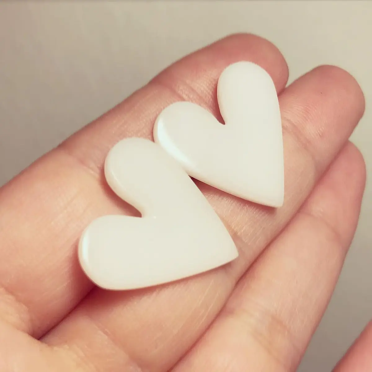 Aritos corazones leche materna