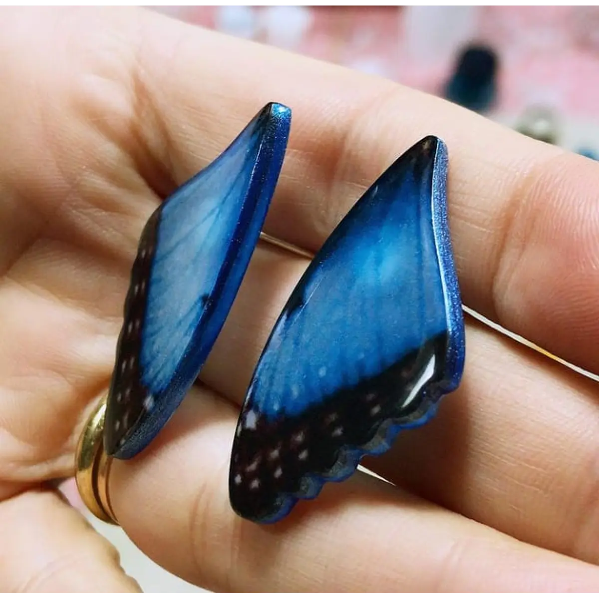 Aros alas de mariposas