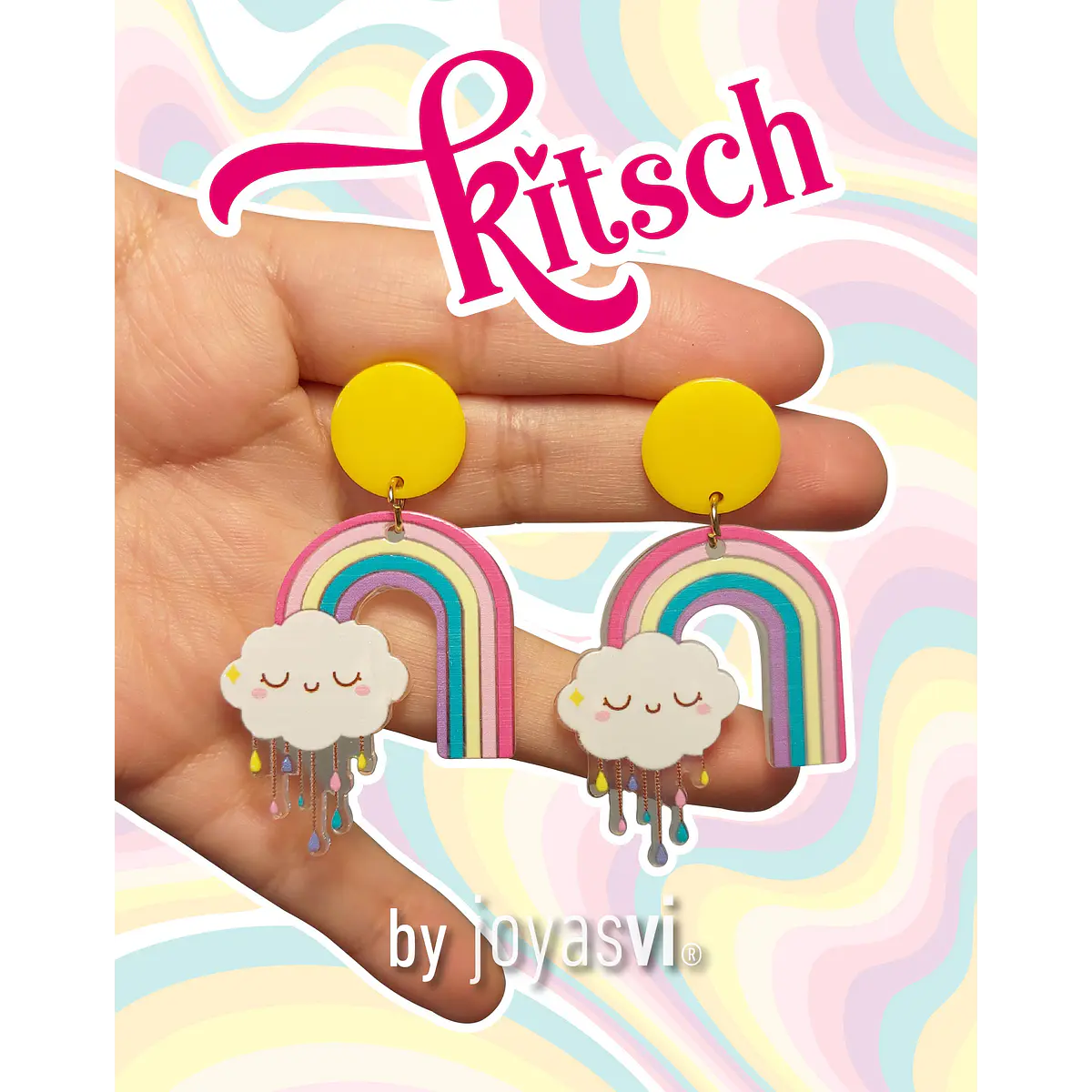 Aros arcoiris Kitsch