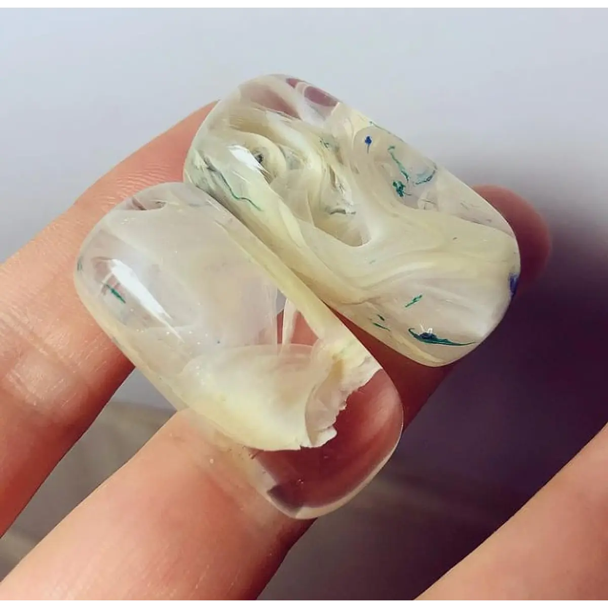 Aros belo marmolados