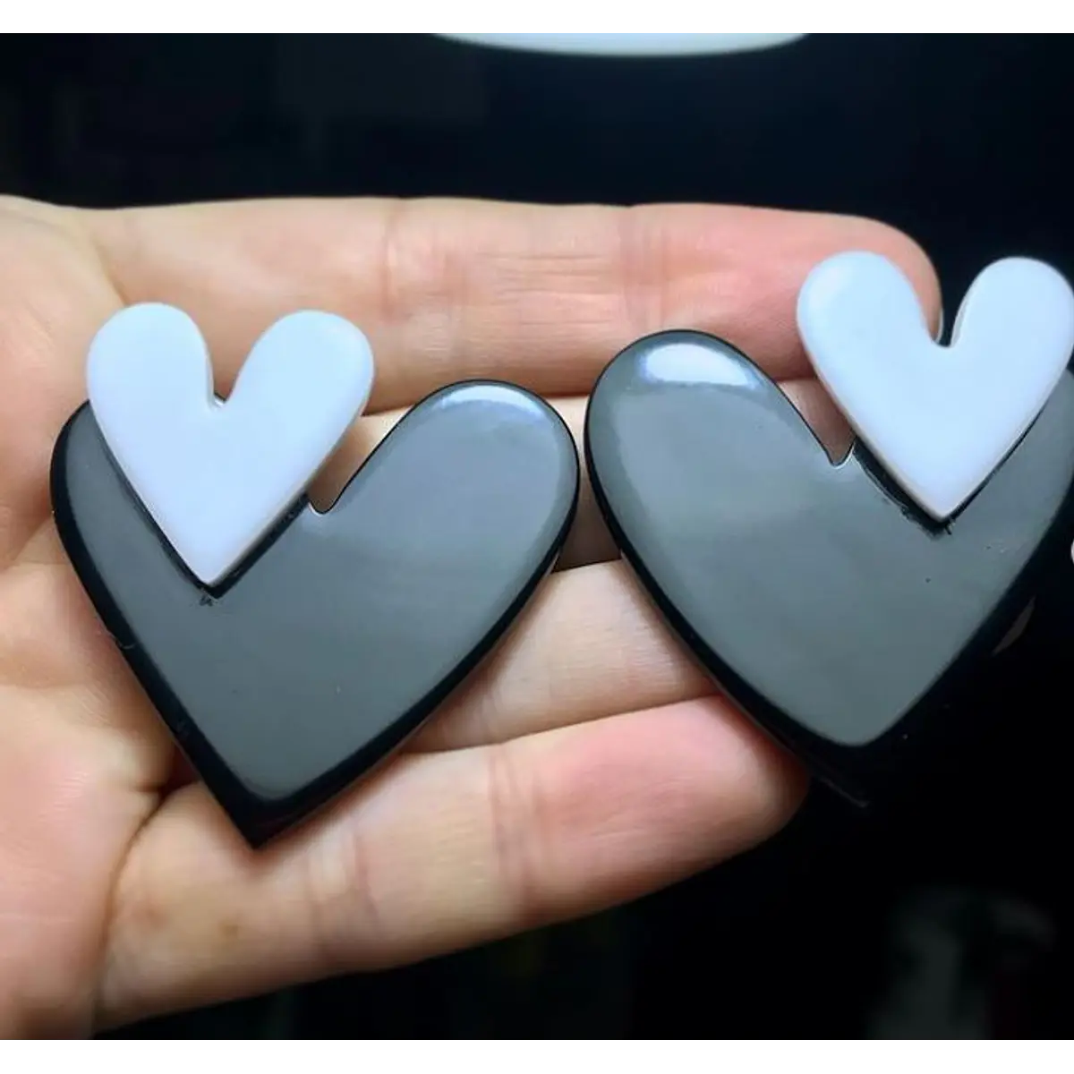 Aros Corazón Doble
