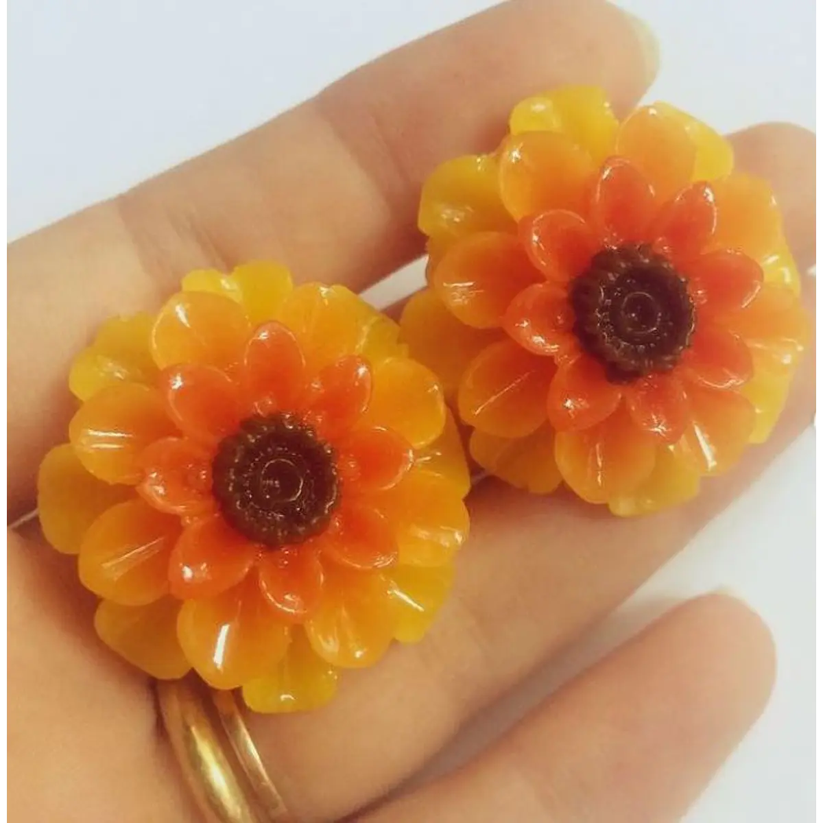 Aros Girasol Volumen