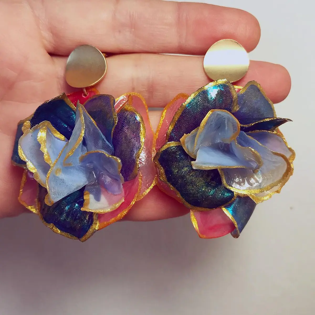 Aros Orgánicos rosa, turquesa y celeste