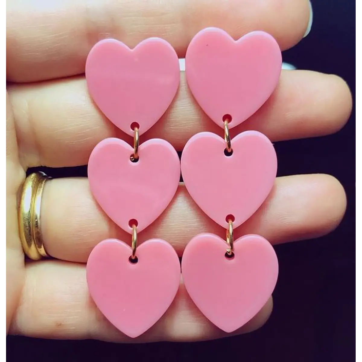 Aros trío Corazón