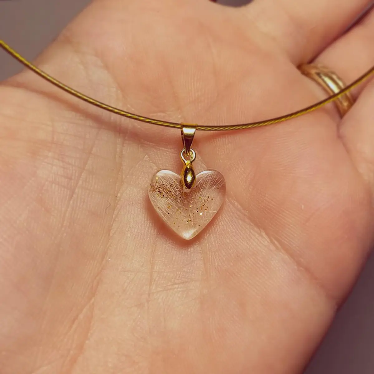 Colgante mini corazón tesoro