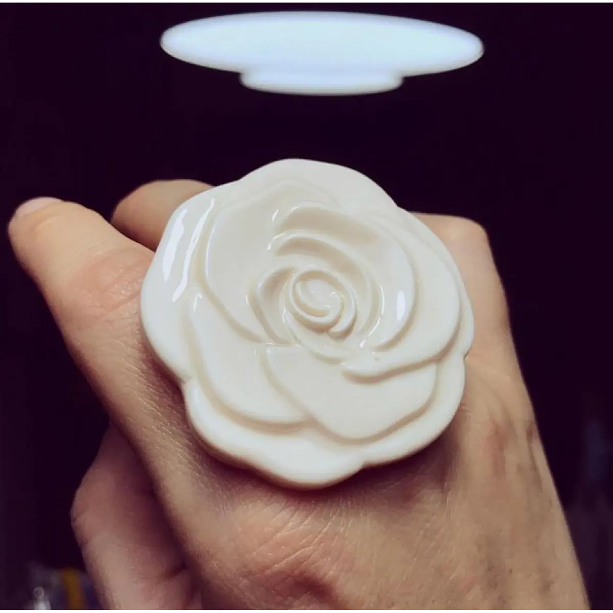 Molde Anillo Rosa Plano