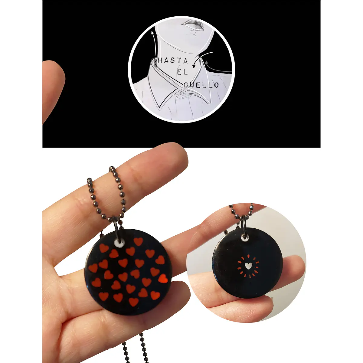 Collar Amoroso Duo hasta_el_cuello_