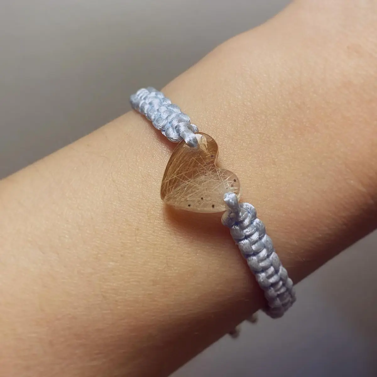 Pulsera corazón tesoro cabello